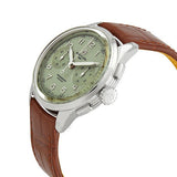 Breitling Premier B09 Chronograph 40 Green Dial Brown Leather Strap Watch for Men - AB0930D31L1P1 Authentic Buy Shop Now