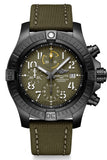 Breitling Avenger Chronograph 45mm Green Dial Green Nylon Strap Watch for Men - V13317101L1X1 Authentic Buy Shop Now