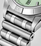 Breitling Chronomat Automatic 36 Green Dial Silver Steel Strap Watch for Women - A10380101L1A1 Authentic Buy Shop Now