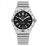 Breitling Chronomat GMT 40 Automatic Black Dial Silver Steel Strap Watch for Men - A32398101B1A1 Authentic Buy Shop Now