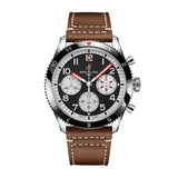 Breitling Avi Chronograph 42 Mosquito Black Dial Brown Leather Strap Watch for Men - Y233801A1B1X1 Authentic Buy Shop Now