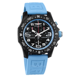 Breitling Endurance Pro Black Dial Light Blue Rubber Strap Watch for Men - X82310281B1S1 Authentic Buy Shop Now