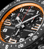 Breitling Endurance Pro Black Dial Orange Rubber Strap Watch for Men - X82310A51B1S1 Authentic Buy Shop Now