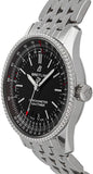 Breitling Navitimer Automatic 38mm Black Dial Stainless Steel Mens Watch - A17325241B1A1 Authentic Buy Shop Now