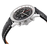 Breitling Navitimer 1 Chronograph 41mm Automatic Black Dial Black Leather Strap Mens Watch - A13324121B1P1 Authentic Buy Shop Now