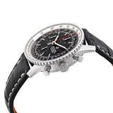 Breitling Navitimer 1 Chronograph 41mm Automatic Black Dial Black Leather Strap Mens Watch - A13324121B1P1 Authentic Buy Shop Now