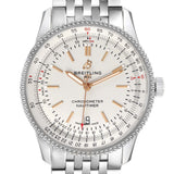 Breitling Navitimer Automatic 41mm White Dial Stainless Steel Mens Watch - A17326211G1A1 Authentic Buy Shop Now