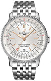 Breitling Navitimer Automatic 41mm White Dial Stainless Steel Mens Watch - A17326211G1A1 Authentic Buy Shop Now