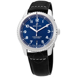 Breitling Navitimer 8 Automatic 41mm Blue Dial Black Leather Strap Mens Watch - A1731410 Authentic Buy Shop Now