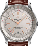 Breitling Navitimer 1 Automatic 41mm White Dial Brown Leather Strap Mens Watch - A17326211G1P1 Authentic Buy Shop Now
