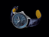 Breitling Navitimer Automatic 35 Blue Dial Blue Leather Strap Watch for Men - A17395161C1P1 Authentic Buy Shop Now