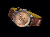 Breitling Navitimer Automatic 35 Brown Dial Brown Leather Strap Watch for Men - A17395201K1P1 Authentic Buy Shop Now