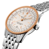 Breitling Navitimer Automatic 41 White Dial Two Tone Steel Strap Watch for Men - U17326211G1U1 Authentic Buy Shop Now