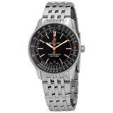 Breitling Navitimer Automatic 41mm Black Dial Silver Steel Strap Watch for Men - A17326241B1A1 Authentic Buy Shop Now