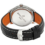 Breitling Premier Automatic 40mm Silver Dial Black Leather Strap Watch for Men - A37340351G1P1 Authentic Buy Shop Now
