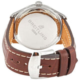 Breitling Premier Automatic 40mm Grey Dial Brown Leather Strap Watch for Men - A37340351B1P2 Authentic Buy Shop Now