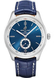 Breitling Premier Automatic 40mm Blue Dial Blue Leather Strap Mens Watch - A37340351C1P2 Authentic Buy Shop Now
