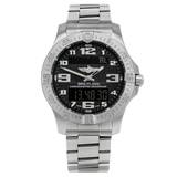 Breitling Aerospace Evo Black Dial Silver Steel Strap Watch for Men - E79363101B1E1 Authentic Buy Shop Now