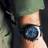 Breitling Super Avenger Chronograph 48 Night Mission Blue Dial Blue Leather Strap Watch for Men - V13375101C1X2 Authentic Buy Shop Now