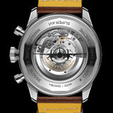 Breitling Super Avi B04 Chronograph GMT 46 Mosquito Black Dial Brown Leather Strap Watch for Men - YB04451A1B1X1 Authentic Buy Shop Now