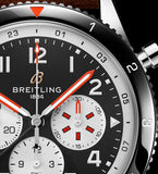 Breitling Super Avi B04 Chronograph GMT 46 Mosquito Black Dial Brown Leather Strap Watch for Men - YB04451A1B1X1 Authentic Buy Shop Now