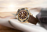 Breitling Superocean Automatic 44 Brown Dial Brown Rubber Strap Watch for Men - N17376201Q1S1 Authentic Buy Shop Now