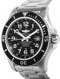 Breitling Superocean II 44mm Black Dial Black Steel Strap Watch for Men - A17392D71B1A1 Authentic Buy Shop Now