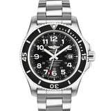 Breitling Superocean II 44mm Black Dial Black Steel Strap Watch for Men - A17392D71B1A1 Authentic Buy Shop Now