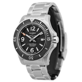Breitling Superocean Automatic 44mm Black Dial Silver Steel Strap Watch for Men - A17367D71B1A1 Authentic Buy Shop Now