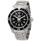 Breitling Superocean II 44mm Black Dial Black Steel Strap Watch for Men - A17392D71B1A1 Authentic Buy Shop Now