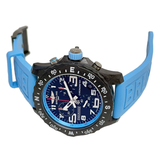 Breitling Endurance Pro Black Dial Light Blue Rubber Strap Watch for Men - X82310281B1S1 Authentic Buy Shop Now