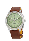 Breitling Premier B09 Chronograph 40 Green Dial Brown Leather Strap Watch for Men - AB0930D31L1P1 Authentic Buy Shop Now