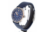 Breitling Superocean Heritage B20 Automatic 42 Blue Dial Blue Mesh Bracelet Watch for Men - UB2010161C1S1 Authentic Buy Shop Now