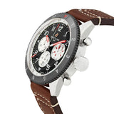 Breitling Super Avi B04 Chronograph GMT 46 Mosquito Black Dial Brown Leather Strap Watch for Men - YB04451A1B1X1 Authentic Buy Shop Now