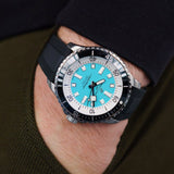 Breitling Superocean Automatic 44 Turquoise Dial Black Rubber Strap Watch for Men - A17376211L2S1 Authentic Buy Shop Now