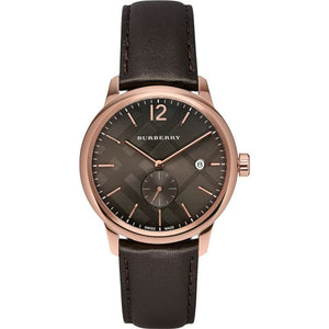 Burberry The Classic Brown Dial Brown Leather Strap Watch for Men - BU10012 Authentic Buy Shop Now
