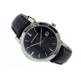 Burberry The City Black Dial Black Leather Strap Watch for Men - BU9009 Authentic Buy Shop Now
