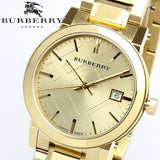 Burberry The City Gold Dial Gold Steel Strap Watch for Women - BU9033 Authentic Buy Shop Now