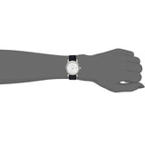 Burberry The City Silver Dial Black Leather Strap Watch for Women - BU9106 Authentic Buy Shop Now