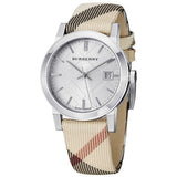 Burberry The City White Dial Brown Leather Strap Watch for Women - BU9113 Authentic Buy Shop Now