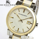 Burberry The City White Dial Two Tone Steel Strap Watch for Women - BU9115 Authentic Buy Shop Now