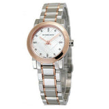 Burberry The City Silver Dial Two Tone Steel Strap Watch for Women - BU9214 Authentic Buy Shop Now