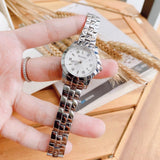 Bulova Classic Diamonds Silver Dial Silver Steel Strap Watch for Women - 96P121 Authentic Buy Shop Now