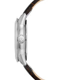 Bulova Classic Skeleton Automatic Brown Dial Brown Leather Strap Watch for Men - 96A120 Authentic Buy Shop Now