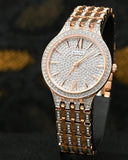 Bulova Crystal Collection Silver Crystals Dial Two Tone Steel Strap Watch for Women - 98L235 Authentic Buy Shop Now