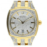 Bulova Phantom Crystal Silver Dial Two Tone Steel Strap Watch for Men - 98B323 Authentic Buy Shop Now