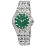 Bulova Phantom Classic Baguette Green Dial Silver Steel Strap Watch for Men - 96A253 Authentic Buy Shop Now