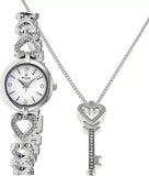 Bulova Crystals White Dial Silver Steel Strap Watch for Women - 96X114 Authentic Buy Shop Now