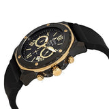 Bulova Marine Star Chronograph Black Dial Black Rubber Strap Watch for Men - 98B278 Authentic Buy Shop Now
