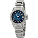 Bulova Marine Star Blue Dial Silver Steel Strap Watch for Women - 96R215 Authentic Buy Shop Now